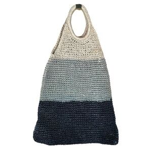 MERSEA 100%‎ Jute Crochet Shopper Tote